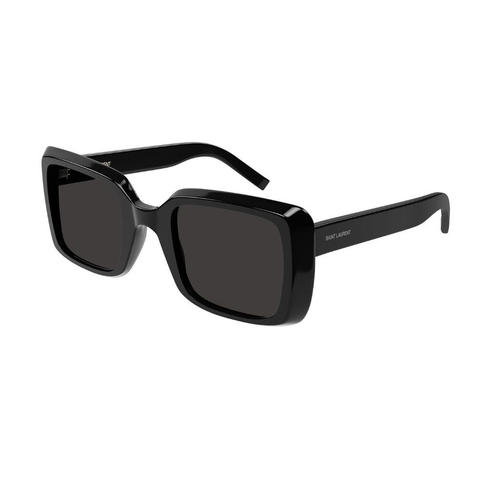 NEW SAINT LAURENT SUNGLASSES, SL497 001 BLACK WOMEN EYEWEAR SL 497 001